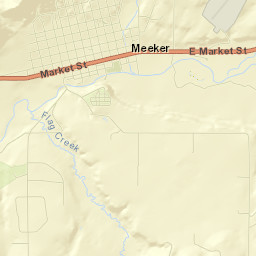 Meeker Street Map