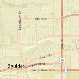 1904 Pearl Street, Boulder, CO 80301, USA Street Map
