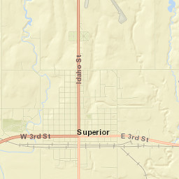 Superior Street Map