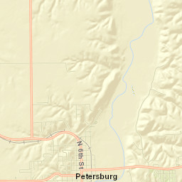 Petersburg Street Map