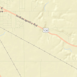 Crawfordsville Street Map