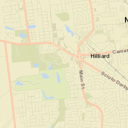 Hilliard Street Map