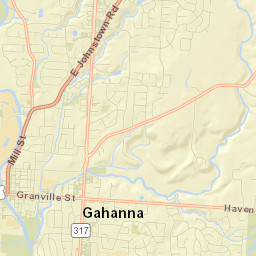 Gahanna Street Map