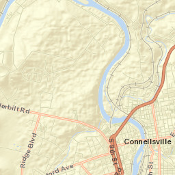 Connellsville Street Map