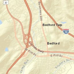 Bedford Street Map