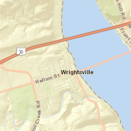 Wrightsville Street Map