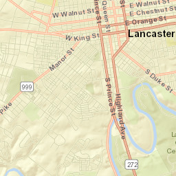 Lancaster Street Map