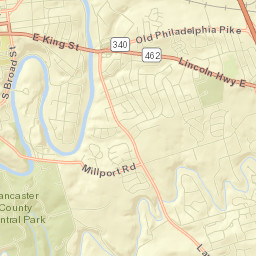 Lancaster County Street Map