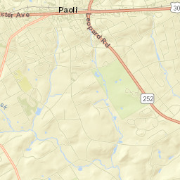 Paoli Street Map