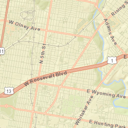 1333 Wagner Ave, Philadelphia, PA 19141 Street Map