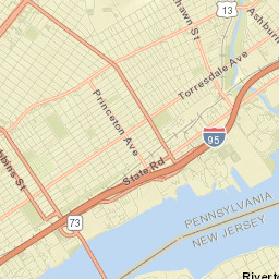 Riverton Street Map