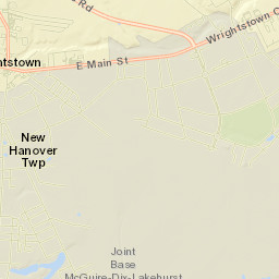McGuire AFB Street Map