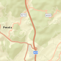Penela Street Map
