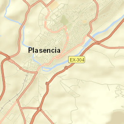 Plasencia Street Map