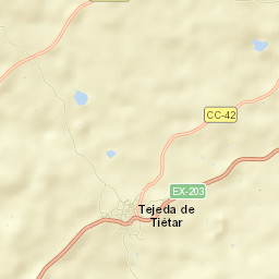 Tejeda de Tiétar Street Map
