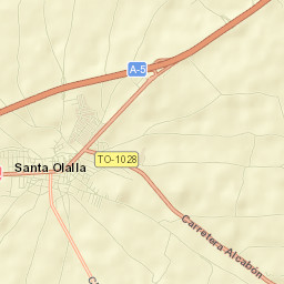 Santa Olalla Street Map