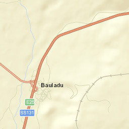 Bauladu Street Map