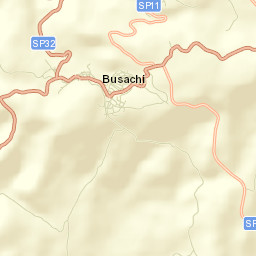 Busachi Street Map