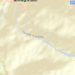 Montegiordano Street Map