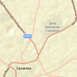 Casarano Street Map