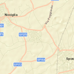 Nociglia Street Map