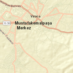 Mustafakemalpaşa Street Map