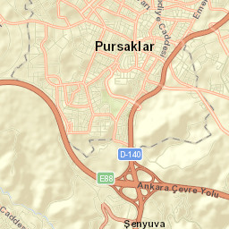 Pursaklar Street Map
