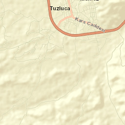 Tuzluca İlçesi Street Map