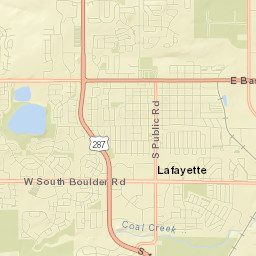 727 Sundown Drive, Lafayette, CO 80026 Street Map