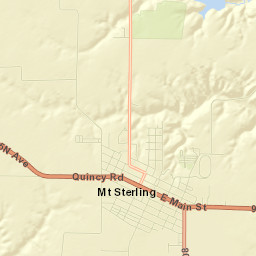 Mount Sterling Street Map