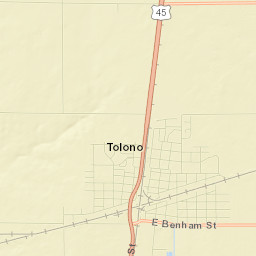 Tolono Street Map