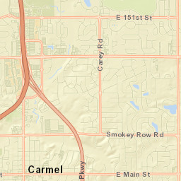 Carmel Street Map