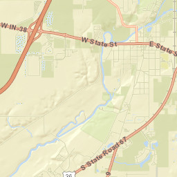 Pendleton Street Map