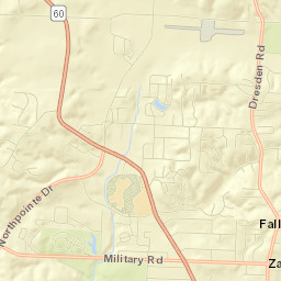 North Zanesville Street Map