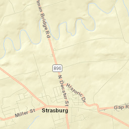 Strasburg Street Map
