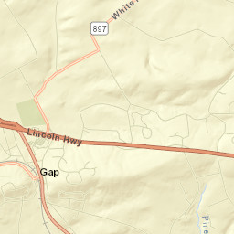 Gap Street Map