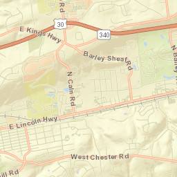 Caln Street Map