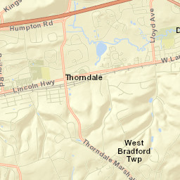 Thorndale Street Map