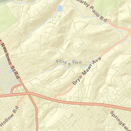 801 Meadowbrook Lane, Radnor, PA 19008 Street Map