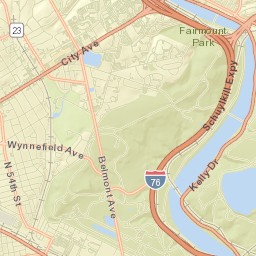 Bala-Cynwyd Street Map