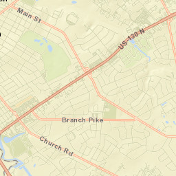 Cinnaminson Street Map