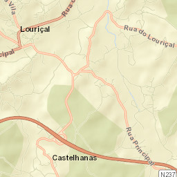 Louriçal Street Map