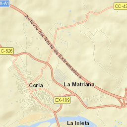 Coria Street Map