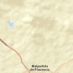 Malpartida de Plasencia Street Map