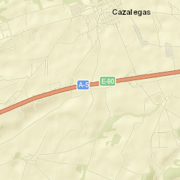 Cazalegas Street Map
