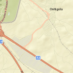 Ontígola Street Map