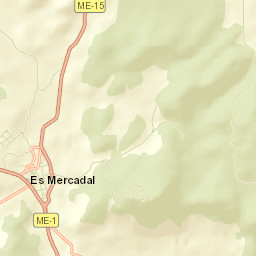 Mercadal Street Map