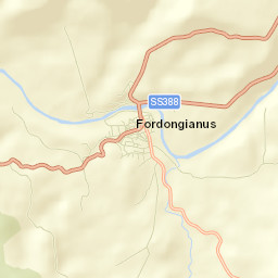 Fordongianus Street Map