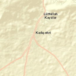Kadışehri Street Map