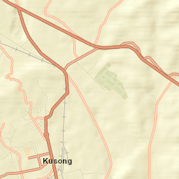 Kusŏng Street Map